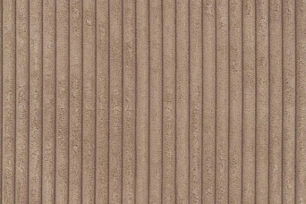 Housse Méridienne convertible - Tissu velours côtelé taupe
