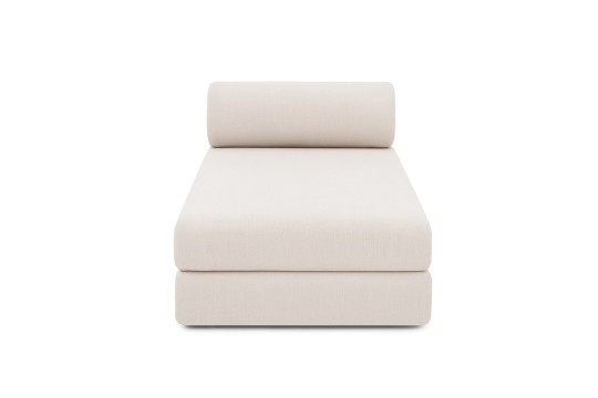 Housse Méridienne convertible - Tissu imperméable beige clair