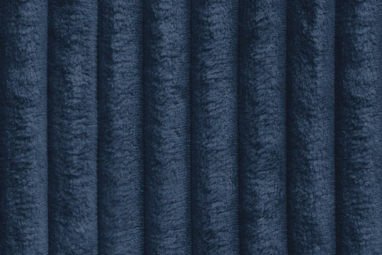 Housse Canapé droit convertible - 2 places - Tissu velours côtelé XL bleu