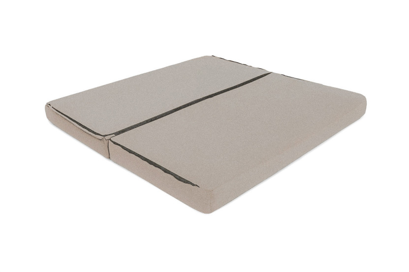 Méridienne convertible et modulable - Tissu imperméable - Gris