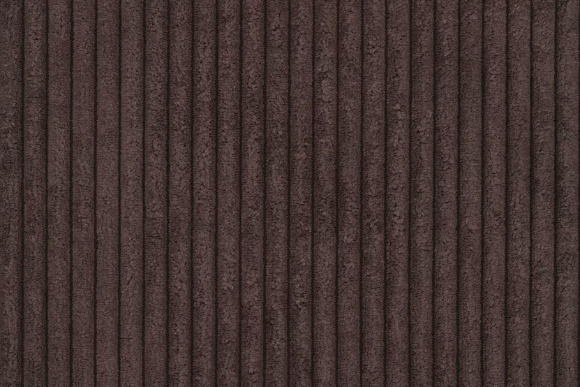Pouf convertible et modulable - Velours côtelé - Marron