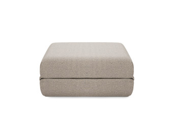 Pouf convertible et modulable - Tissu imperméable - Gris