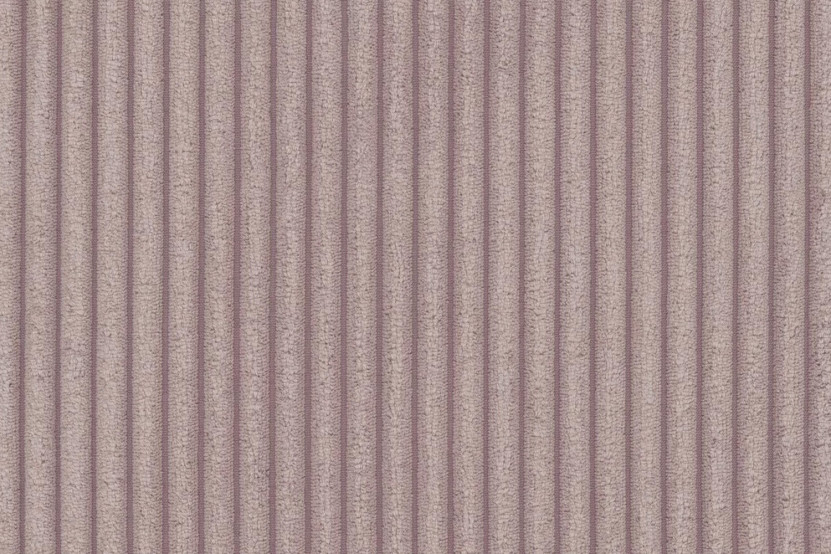 Méridienne convertible et modulable - Velours côtelé - Rose pâle