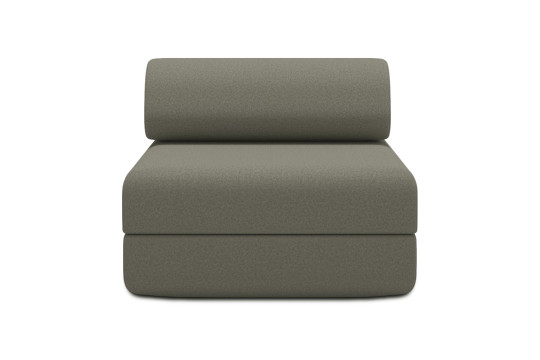 Housse Fauteuil convertible - Tissu lisse taupe