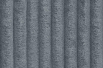 Housse Pouf convertible - Tissu velours côtelé XL gris