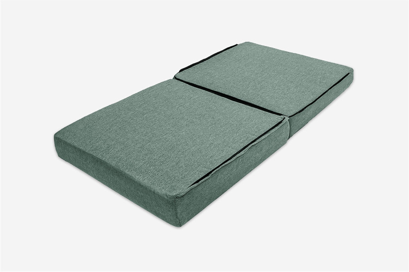 Fauteuil convertible et modulable - Tissu lisse - Vert