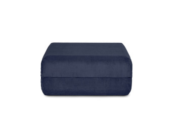 Pouf convertible et modulable - Velours côtelé - Bleu Pouf convertible et modulable - Velours côtelé - Bleu