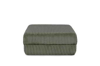 Pouf convertible et modulable - Velours côtelé XL - Vert