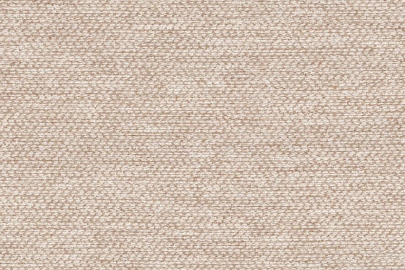 Canapé droit convertible et modulable 2 places - Tissu lisse - Beige