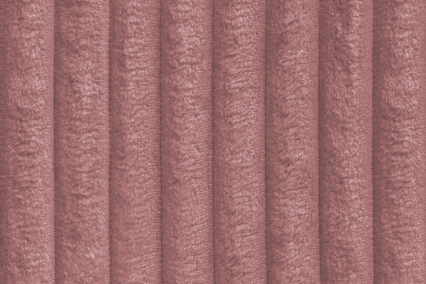 Pouf convertible et modulable - Velours côtelé XL - Rose