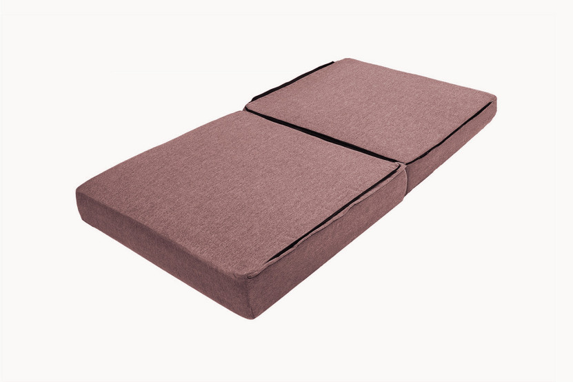 Fauteuil convertible et modulable - Tissu lisse - Terracotta