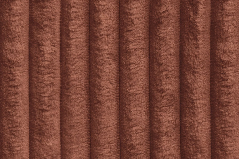 Pouf convertible et modulable - Velours côtelé XL - Terracotta
