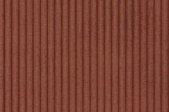Housse Fauteuil convertible - Tissu velours côtelé terracotta