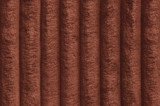 Housse Canapé droit convertible - 3 places - Tissu velours côtelé XL terracotta