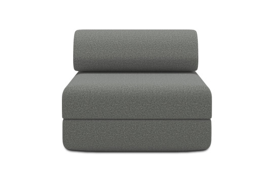 Fauteuil convertible et modulable - Tissu lisse Gris