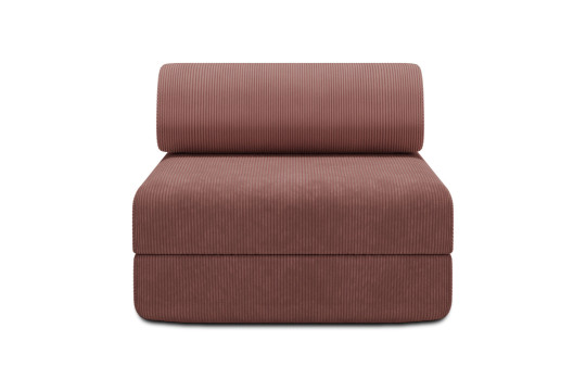 Fauteuil convertible et modulable - Velours côtelé Rose
