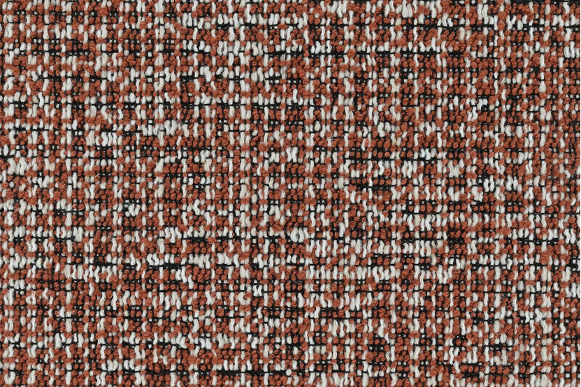 Méridienne convertible et modulable - Tissu tweed - Rouge