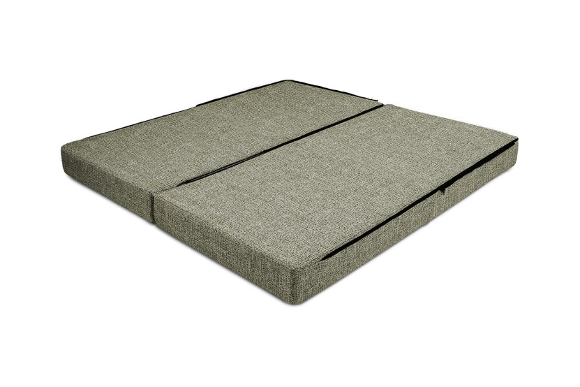 Méridienne convertible et modulable - Tissu tweed - Vert
