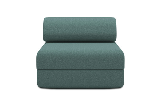 Fauteuil convertible et modulable - Tissu lisse Vert