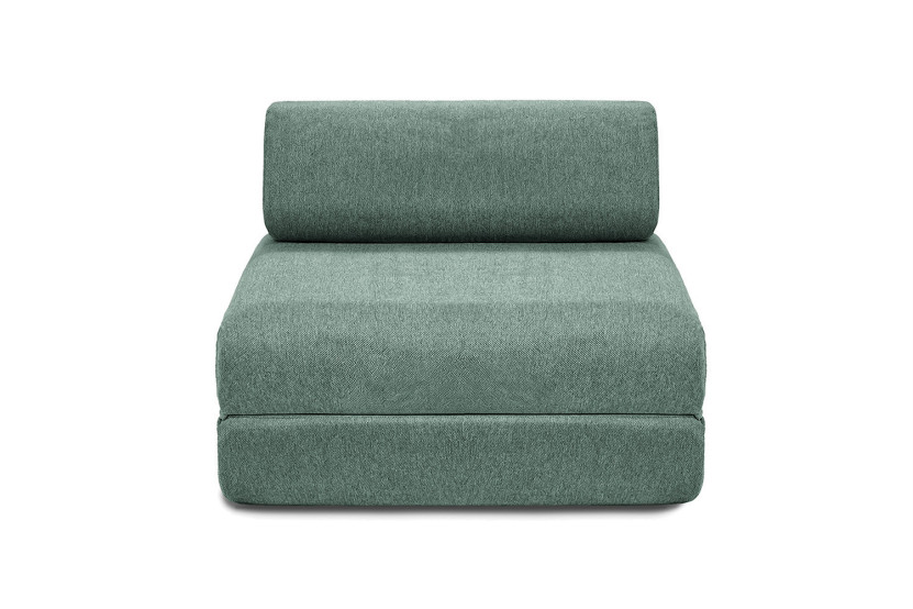 Fauteuil convertible et modulable - Tissu lisse - Vert