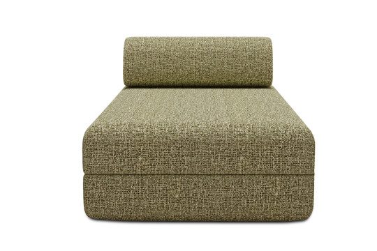 Housse Méridienne convertible - Tissu tweed vert