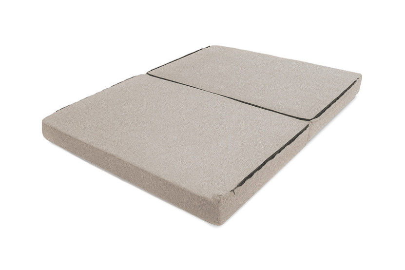 Canapé d'angle convertible 5 places - Tissu imperméable - Gris