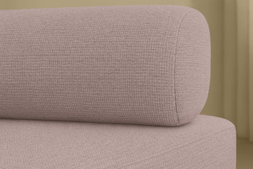 Fauteuil convertible et modulable - Tissu lisse - Rose
