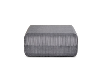 Pouf convertible et modulable - Velours côtelé - Gris Pouf convertible et modulable - Velours côtelé - Gris