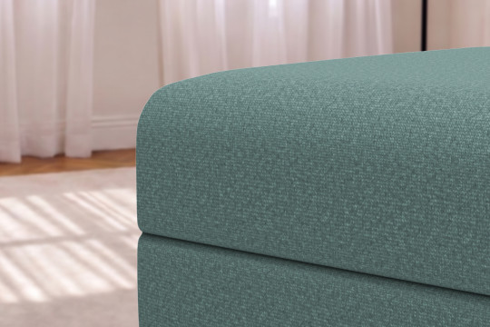 Pouf convertible et modulable - Tissu lisse Vert
