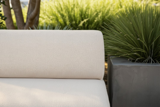 Fauteuil convertible et modulable - Tissu extérieur Beige clair