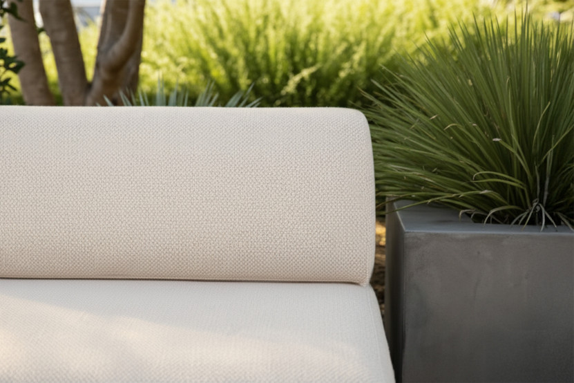 Fauteuil convertible et modulable - Tissu extérieur Beige clair