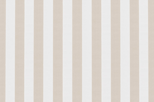 Canapé 3 places modulable - Tissu extérieur à rayures, blanc et beige