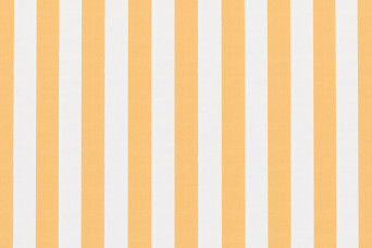 Housse Canapé droit - 3 places - Tissu imperméable à rayures, blanc et jaune