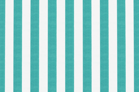 Pouf modulable - Tissu extérieur à rayures, blanc et bleu turquoise