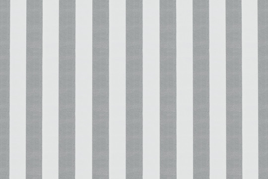Canapé 2 places modulable - Tissu extérieur à rayures, blanc et gris