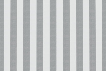 Housse Canapé droit - 3 places - Tissu imperméable à rayures, blanc et gris