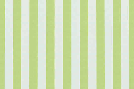 Housse Fauteuil - Tissu imperméable à rayures, blanc et vert anis