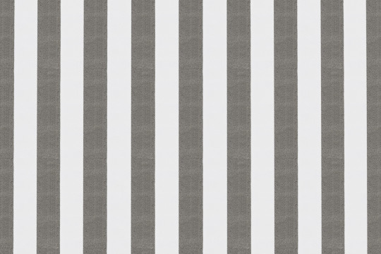 Housse Pouf - Tissu imperméable à rayures, blanc et gris anthracite