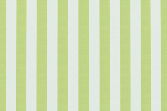 Housse Pouf - Tissu imperméable à rayures, blanc et vert anis