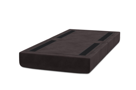 Pouf convertible et modulable - Velours côtelé Marron