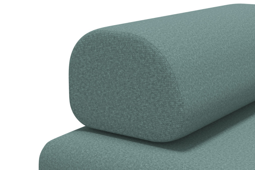 Fauteuil convertible et modulable - Tissu lisse Vert