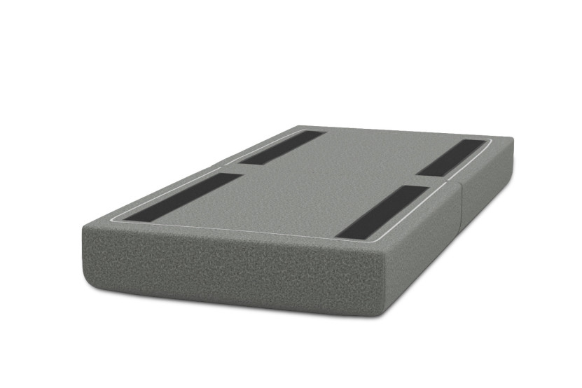 Pouf convertible et modulable - Tissu lisse Gris
