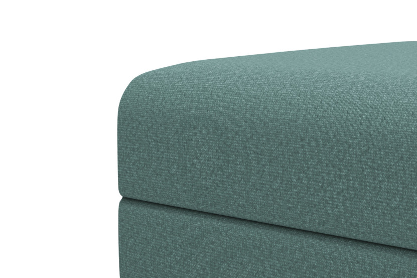 Pouf convertible et modulable - Tissu lisse Vert