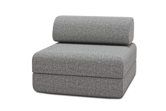Housse Fauteuil convertible - Tissu tweed gris