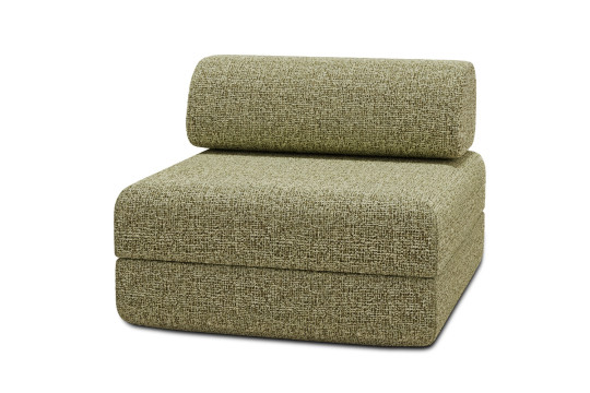 Housse Fauteuil convertible - Tissu tweed vert