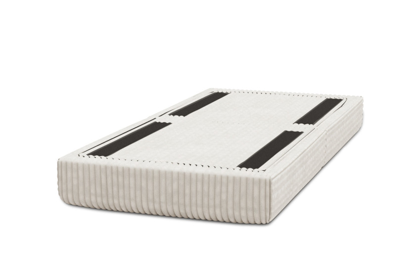 Pouf convertible et modulable - Velours côtelé XL Blanc