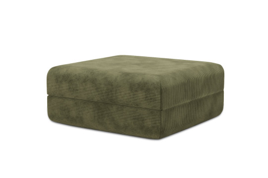 Pouf convertible et modulable - Velours côtelé Vert
