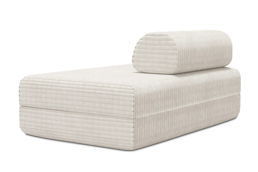 Canapé 2 places convertible et modulable - Velours côtelé XL Blanc