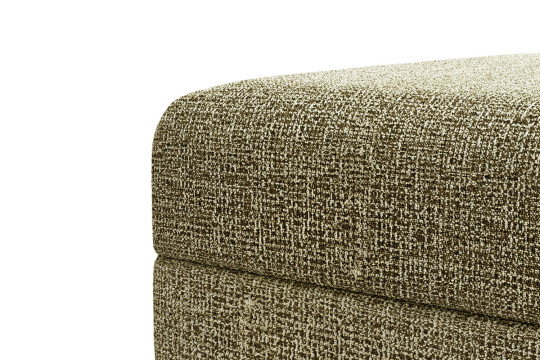 Pouf convertible et modulable - Tissu tweed Vert