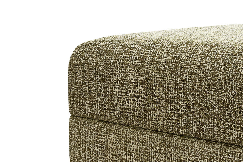 Pouf convertible et modulable - Tissu tweed Vert
